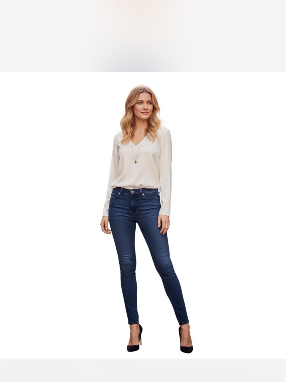 PAIGE Indigo Blue Denim Jeans